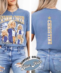 senior year cheer mom shirt vintage custom senior cheer mom womens t shirt with picture zpntm