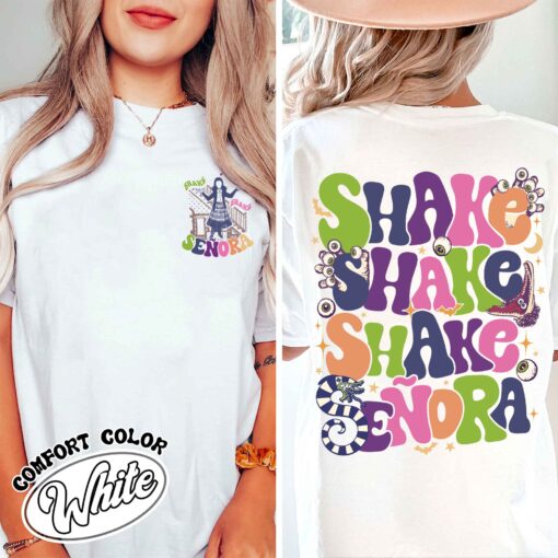 shake shake shake seora shirt vintage funny halloween womens t shirt retro movie party shirt 3k3st