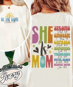 she is mom christian comfort colors shirt vintage christian womens empowered mom bible verse t shirt lhw4s