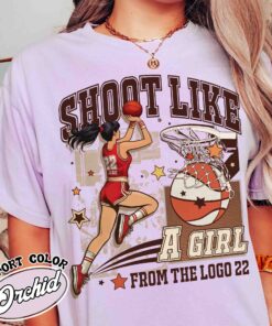 shoot like a girl shirt vintage womens basketball t shirt girls basketball sport tee lsxbr