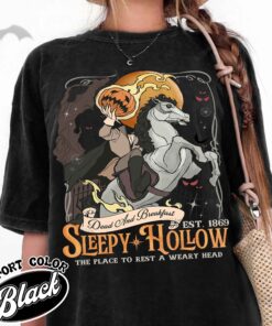 sleepy hollow shirt vintage sleepy hollow halloween t shirt headless horseman womens tee 6umhv