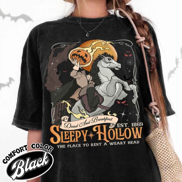 sleepy hollow shirt vintage sleepy hollow halloween t shirt headless horseman womens tee 6umhv