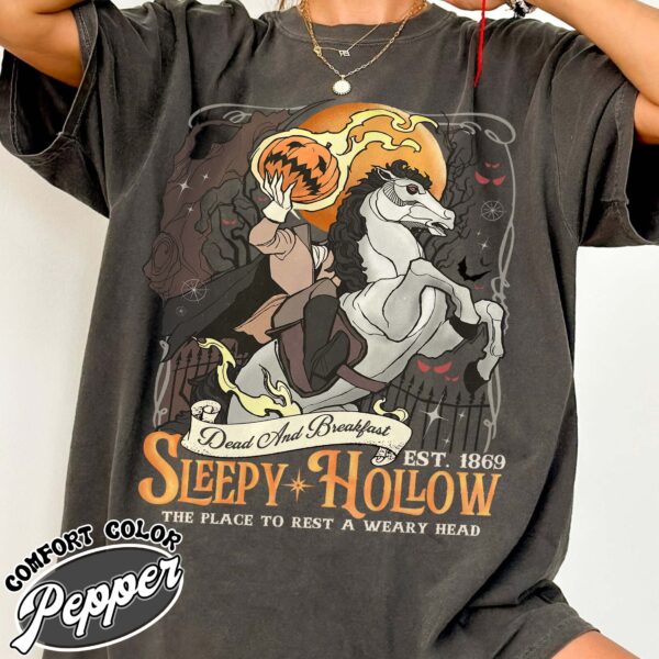 sleepy hollow shirt vintage sleepy hollow halloween t shirt headless horseman womens tee