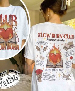 slow burn shirt vintage romance book club womens slow burn book t shirt 9ppkm