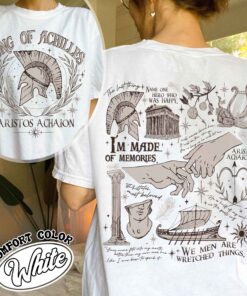 song of achilles merch vintage book lover womens t shirt achilles and patroclus bookish gift tee gv3vw