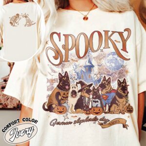 spooky dog mom shirt vintage halloween ghost dog womens t shirt trick or treat dog tee fuwv7