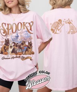 spooky dog mom shirt vintage halloween ghost dog womens t shirt trick or treat dog tee nces9