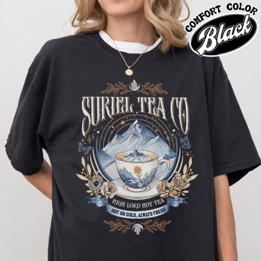 suriel tea co vintage acotar book lover womens suriel tea t shirt 1qp57