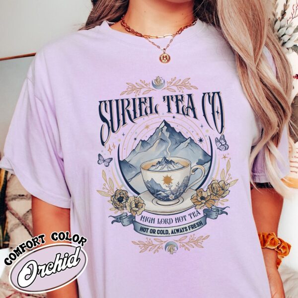 suriel tea co vintage acotar book lover womens suriel tea t shirt grz6t