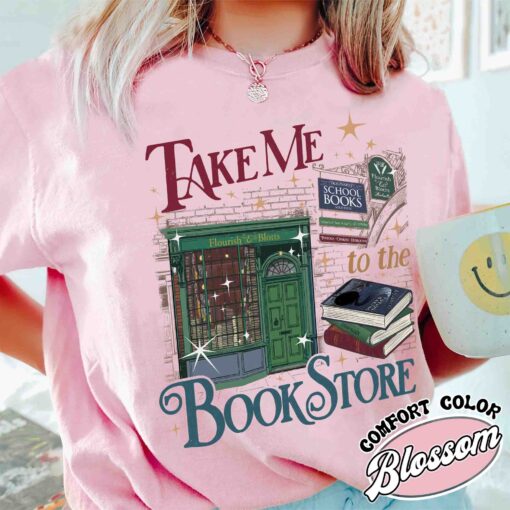 take me to the book store shirt vintage wizard book shop womens t shirt bookish librarian tee nnfoj