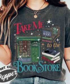 take me to the book store shirt vintage wizard book shop womens t shirt bookish librarian tee wahgb