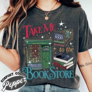 take me to the book store shirt vintage wizard book shop womens t shirt bookish librarian tee wahgb