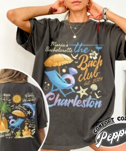 the bach club bachelorette party comfort color shirts vintage custom location bachelorette womens t shirt ukscx