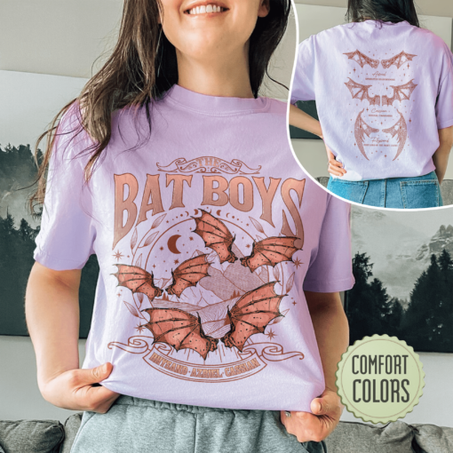 the bat boys comfort colors shirt vintage acotar the night court womens rhysand cassian azriel t shirt
