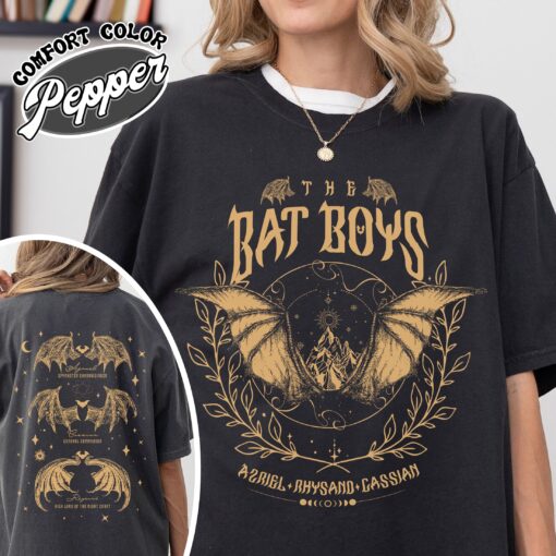 the bat boys comfort colors shirt vintage the night court acotar womens rhysand cassian azriel t shirt zwrdi