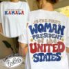 The One Where Kamala Is The First Woman President Shirt - Vintage Kamala Harris 2024 Womens Election T-Shirt Vote Blue