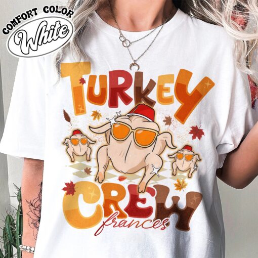 turkey crew tshirt vintage custom family thanksgiving womens t shirt personalized friendsgiving tee 2qqow