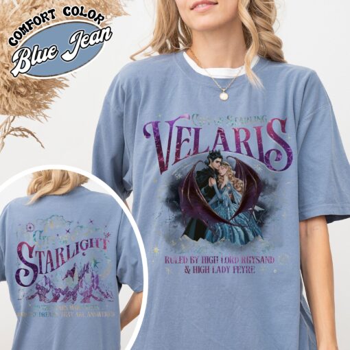 velaris city of starlight shirt vintage velaris night court acotar womens t shirt feyre and rhysand shirt nfgvk