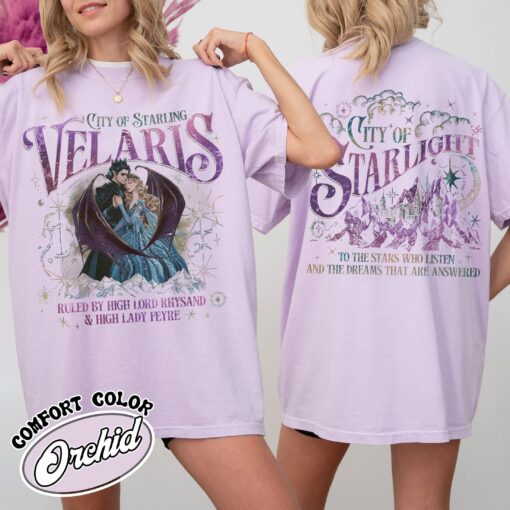 velaris city of starlight shirt vintage velaris night court acotar womens t shirt feyre and rhysand shirt odeop