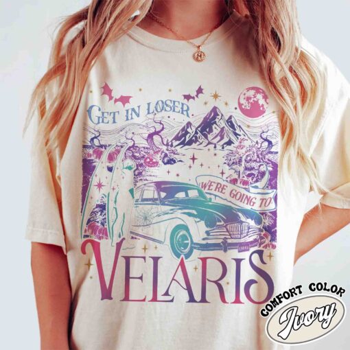 velaris city of starlight tshirt vintage get in loser velaris acotar womens t shirt night court shirt soclv