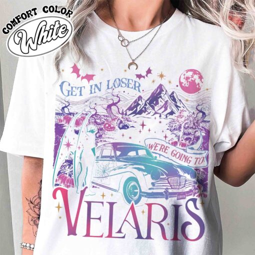 velaris city of starlight tshirt vintage get in loser velaris acotar womens t shirt night court shirt vh4ny