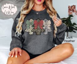 vintage camo christmas sweatshirt with camouflage trees trendy oversized design for holiday hunting and outdoor activities sxmih
