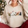 vintage cat sweatshirt for christmas featuring santa cats design ideal for cat lovers and cat parents n1wer