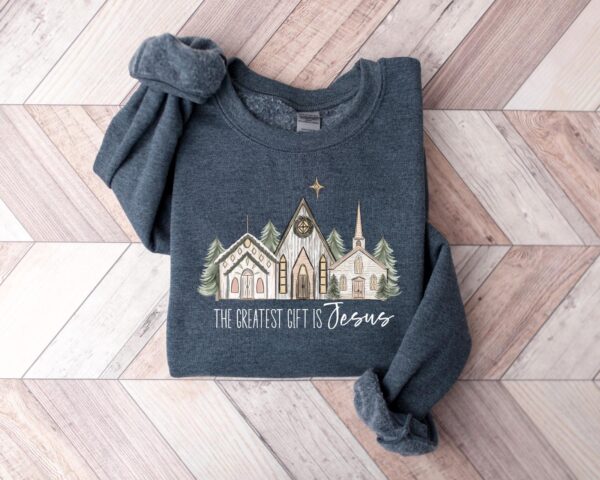 vintage christian sweatshirt with jesus quotes for christmas celebrations and religious faith statements hhrnt