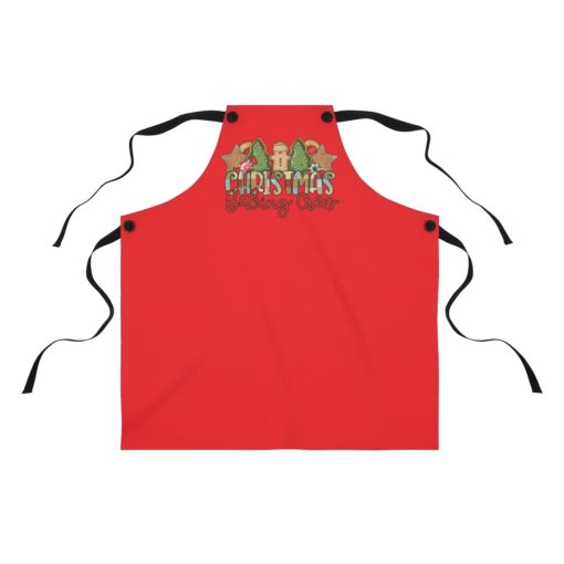 vintage christmas baking crew apron for family activities and holiday fun matching design for making cookies and treats kc2gc