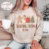 vintage christmas baking sweatshirt for holiday parties featuring gingerbread design and matching crew neck style 1pgov