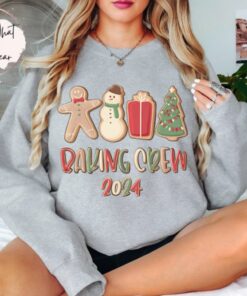 vintage christmas baking sweatshirt for holiday parties featuring gingerbread design and matching crew neck style 6r2fp