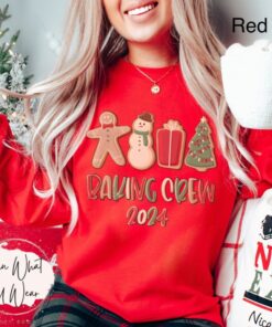 vintage christmas baking sweatshirt for holiday parties featuring gingerbread design and matching crew neck style oqza6