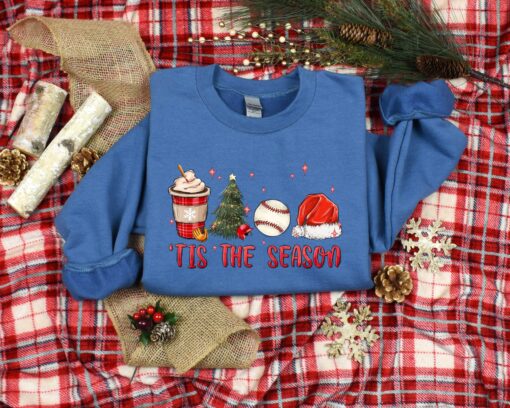 vintage christmas baseball shirt for baseball lovers featuring fun holiday design and comfortable fit eujnk scaled