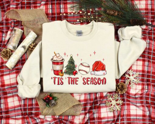 vintage christmas baseball shirt for baseball lovers featuring fun holiday design and comfortable fit jxlob scaled