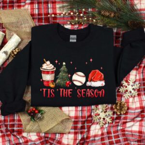 vintage christmas baseball shirt for baseball lovers featuring fun holiday design and comfortable fit wdgdb scaled