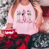 vintage christmas cat t shirt with pink design for cat lovers fun and festive holiday tee for cat moms uezwj scaled