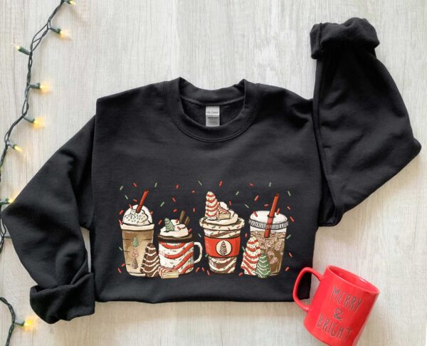 vintage christmas coffee t shirt with gingerbread and christmas tree design for coffee lovers and holiday outfits 29k8q scaled