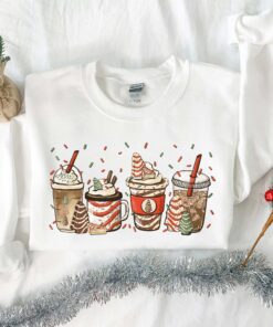 vintage christmas coffee t shirt with gingerbread and christmas tree design for coffee lovers and holiday outfits 4vf2d scaled