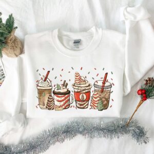 vintage christmas coffee t shirt with gingerbread and christmas tree design for coffee lovers and holiday outfits 4vf2d scaled