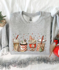 vintage christmas coffee t shirt with gingerbread and christmas tree design for coffee lovers and holiday outfits b5pg6 scaled