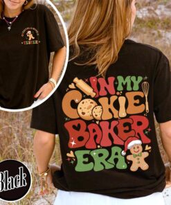 vintage christmas cookie tester sweatshirt for couples with fun cookie and milk design for holiday baking enthusiasts ue09n