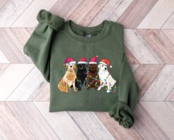 Vintage Christmas Dogs T Shirt for Dog Lovers  Funny Holiday Shirt Featuring Merry Christmas Design for Dog Moms