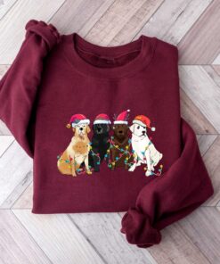 vintage christmas dogs t shirt for dog lovers funny holiday shirt featuring merry christmas design for dog moms tuxsm scaled