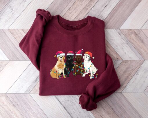 vintage christmas dogs t shirt for dog lovers funny holiday shirt featuring merry christmas design for dog moms tuxsm scaled