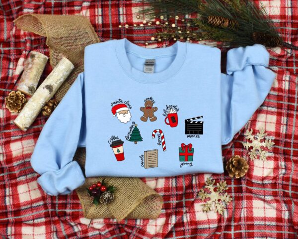 vintage christmas doodle t shirt for christmas lovers featuring fun designs ideal for holiday parties and family gatherings hla0v scaled