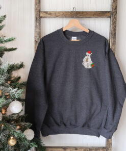 vintage christmas ghost embroidered sweatshirt with unique design for trendy holiday style csicu scaled