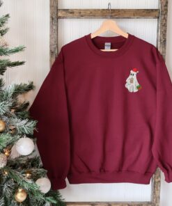 vintage christmas ghost embroidered sweatshirt with unique design for trendy holiday style f6nvm scaled