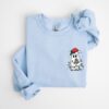 vintage christmas ghost tree cake t shirt for women funny christmas sweatshirt with unique design and comfortable fit npp1h