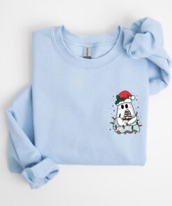 vintage christmas ghost tree cake t shirt for women funny christmas sweatshirt with unique design and comfortable fit npp1h scaled