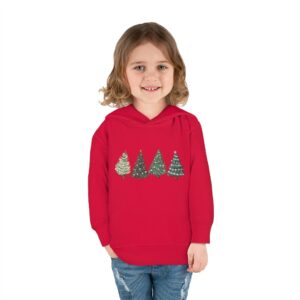 vintage christmas hoodie for toddler featuring christmas tree design comfortable winter sweatshirt for kids long sleeve crewneck xh786